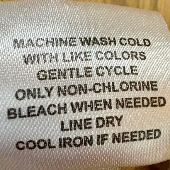 Fred David Beige Puff Sleeve Blouse Short Sleeve Dressy top Women’s Large EUC - Picture 5 of 5